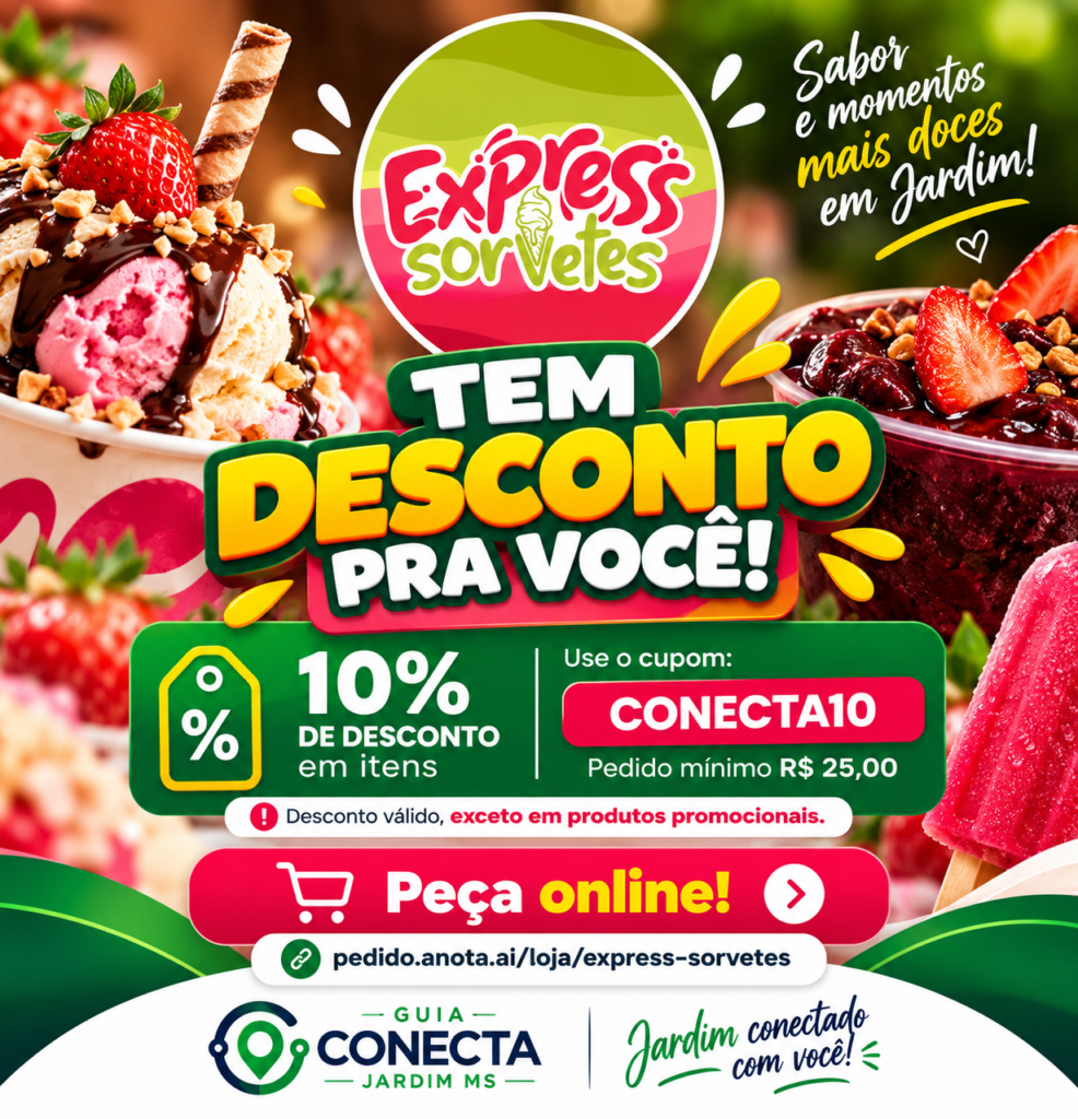 Express Sorvetes em Jardim MS: 10% OFF com cupom CONECTA10
